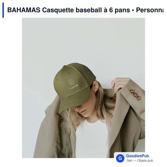 BAHAMAS Casquette baseball à 6 pans - Image 9