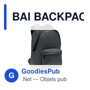 BAI BACKPACK Sac à dos en PU souple - Miniature 1