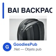 BAI BACKPACK Sac à dos en PU souple - Miniature 4