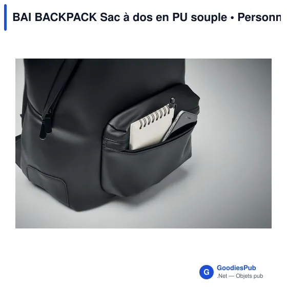 BAI BACKPACK Sac à dos en PU souple - Image 6