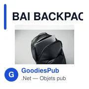 BAI BACKPACK Sac à dos en PU souple - Miniature 7