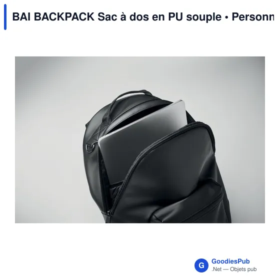 BAI BACKPACK Sac à dos en PU souple - Image 7