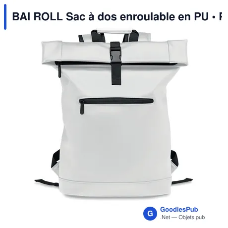 BAI ROLL Sac à dos enroulable en PU
