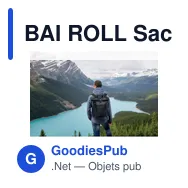BAI ROLL Sac à dos enroulable en PU - Miniature 12