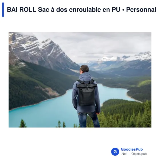 BAI ROLL Sac à dos enroulable en PU - Image 12