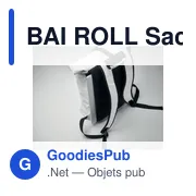 BAI ROLL Sac à dos enroulable en PU - Miniature 4