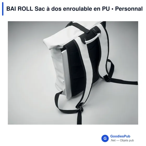 BAI ROLL Sac à dos enroulable en PU - Image 4