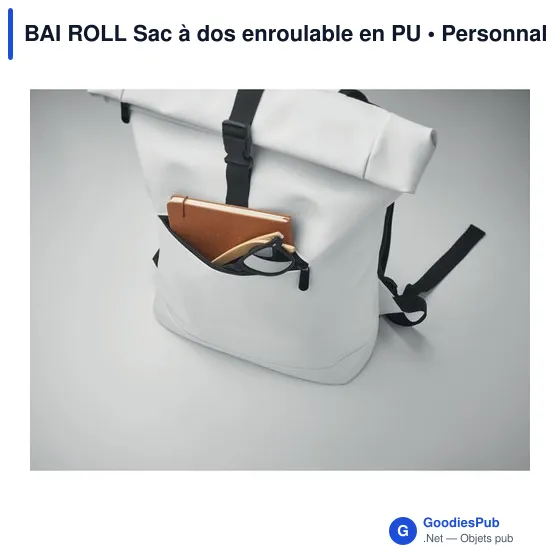 BAI ROLL Sac à dos enroulable en PU - Image 6