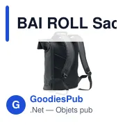 BAI ROLL Sac à dos enroulable en PU - Miniature 8