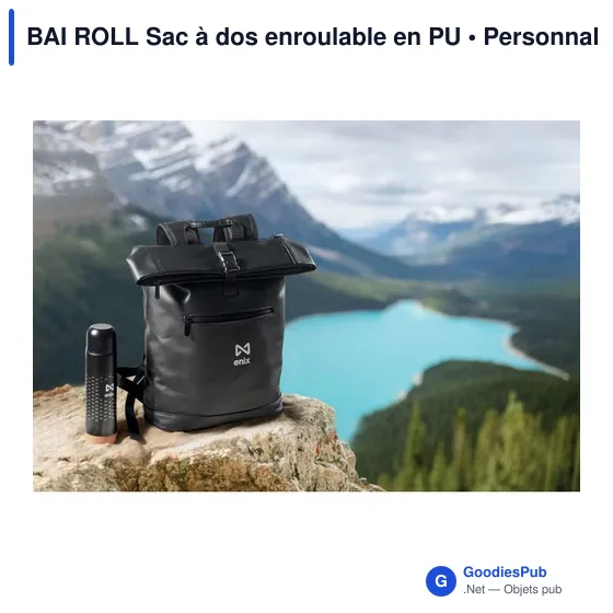 BAI ROLL Sac à dos enroulable en PU - Image 10