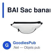 BAI Sac banane en PU souple - Miniature 3