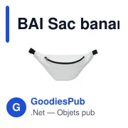 BAI Sac banane en PU souple - Miniature 4