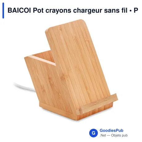 BAICOI Pot crayons chargeur sans fil