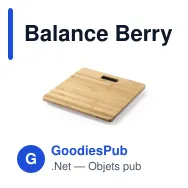 Balance Berry personnalisable avec logo - Pèse personne en bambou - Miniature 7