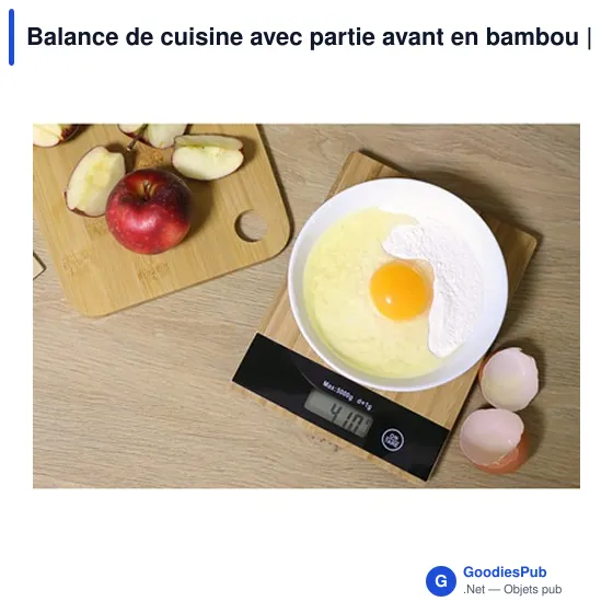 Balance de cuisine personnalisable avec logo - Beck - Image 2