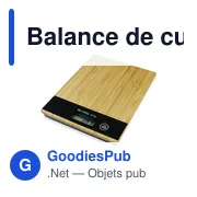 Balance de cuisine personnalisable avec logo - Beck - Miniature 3