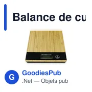 Balance de cuisine personnalisable avec logo - Beck - Miniature 4