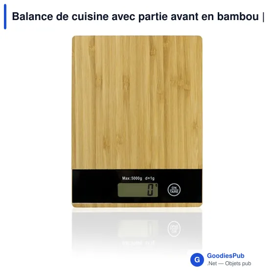 Balance de cuisine personnalisable avec logo - Beck - Image 6