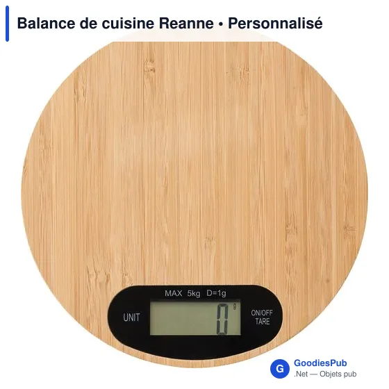 Balance de cuisine personnalisable avec logo - Reanne - Image 1