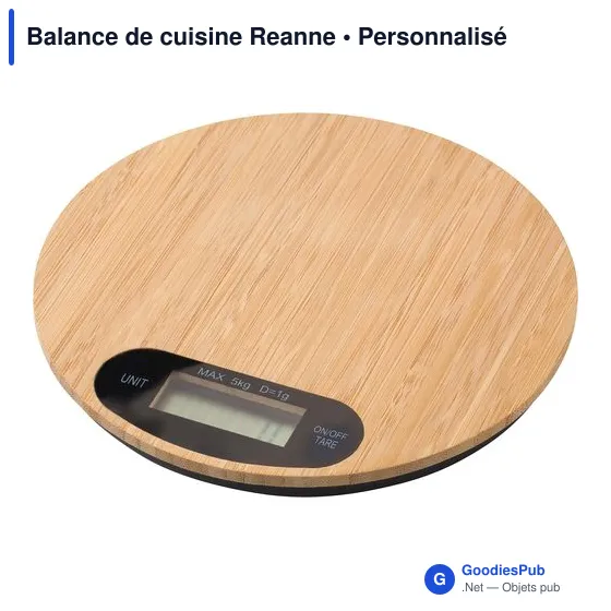 Balance de cuisine personnalisable avec logo - Reanne - Image 2