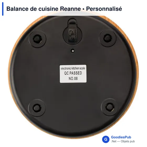Balance de cuisine personnalisable avec logo - Reanne - Image 3