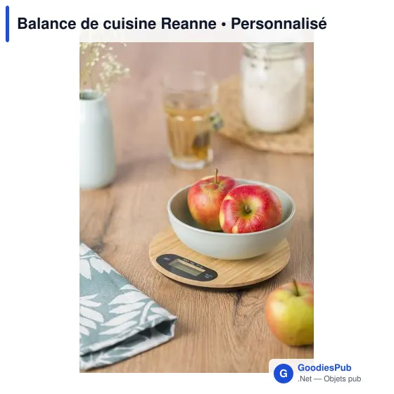 Balance de cuisine personnalisable avec logo - Reanne - Image 4