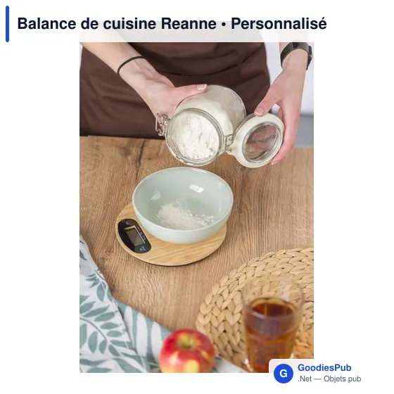 Balance de cuisine personnalisable avec logo - Reanne - Image 5