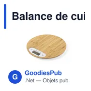 Balance de cuisine personnalisable Hinfex avec logo - Miniature 1