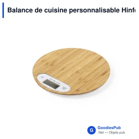 Balance de cuisine personnalisable Hinfex avec logo
