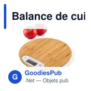 Balance de cuisine personnalisable Hinfex avec logo - Miniature 2