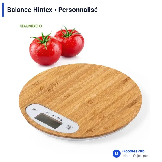 Balance de cuisine personnalisable Hinfex avec logo - Image 2