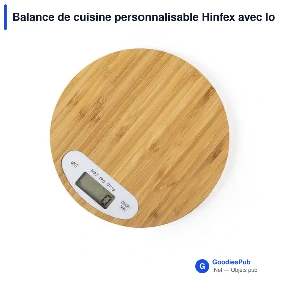 Balance de cuisine personnalisable Hinfex avec logo - Image 4