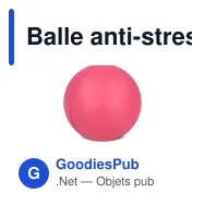 Balle anti-stress personnalisable Ø 6 cm en mousse PU avec logo - 8 coloris - Miniature 8