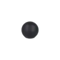 Variante Noir - Balle anti-stress personnalisable Ø 6 cm en mousse PU avec logo - 8 coloris