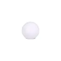 Variante Blanc - Balle anti-stress personnalisable Ø 6 cm en mousse PU avec logo - 8 coloris