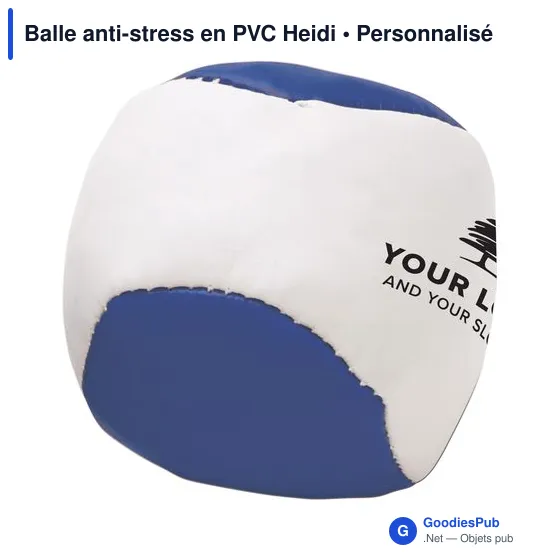 Balle anti-stress en PVC Heidi - Image 11