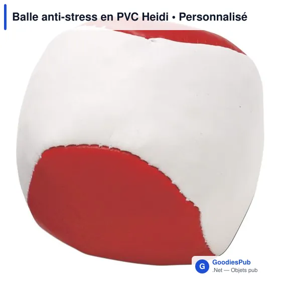 Balle anti-stress en PVC Heidi - Image 6