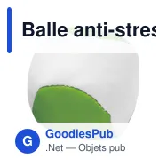 Balle anti-stress en PVC Heidi - Miniature 9