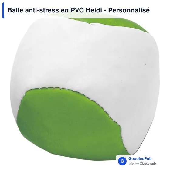 Balle anti-stress en PVC Heidi - Image 9