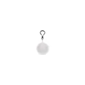 Variante Blanc - Poncho de pluie personnalisable rangé dans une balle avec logo - Ball