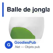 Balle de jonglage - Miniature 1