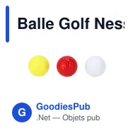 Balle Golf Nessa - Miniature 3