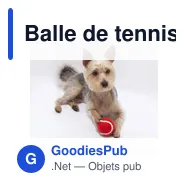 Balle de tennis personnalisable pour animaux avec logo - Balle Niki - Miniature 9