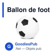 Ballon de foot anti-stress personnalisable Ø 6 cm en mousse PU avec logo - Blanc - Miniature 2