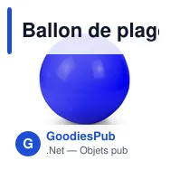 Ballon de plage gonflable personnalisable avec logo | Brianda - Miniature 11