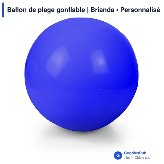 Ballon de plage gonflable personnalisable avec logo | Brianda - Image 11
