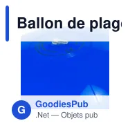 Ballon de plage gonflable personnalisable avec logo | Brianda - Miniature 12