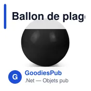 Ballon de plage gonflable personnalisable avec logo | Brianda - Miniature 3