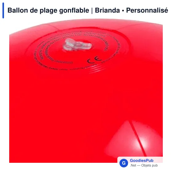 Ballon de plage gonflable personnalisable avec logo | Brianda - Image 6