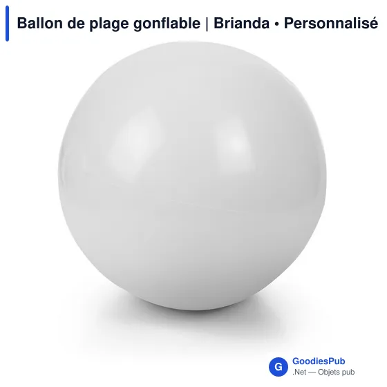 Ballon de plage gonflable personnalisable avec logo | Brianda - Image 7